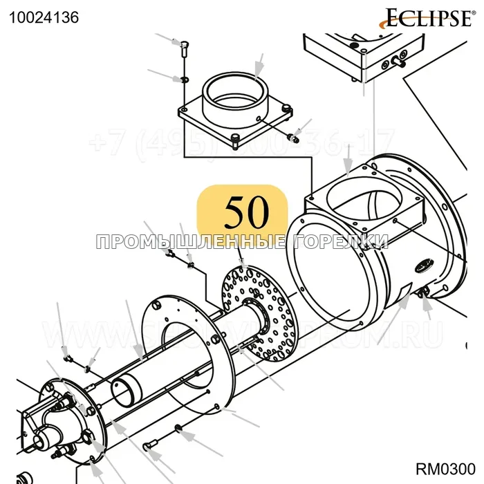 Распылитель RM RM0300 природный Eclipse 10024136 для промышленной горелки