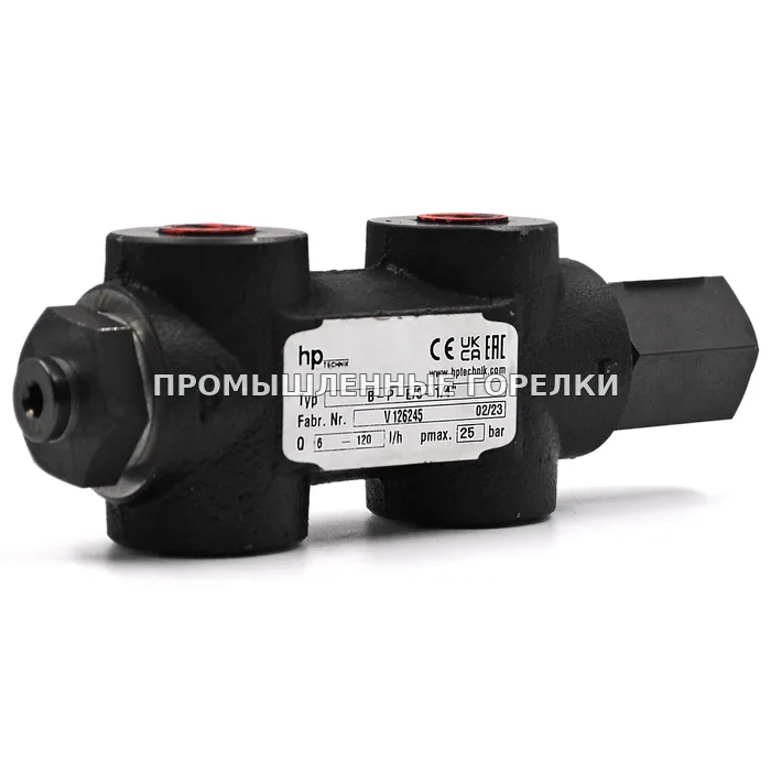 Перепускной клапан hp-Technik B-P-E/3 для промышленной горелки