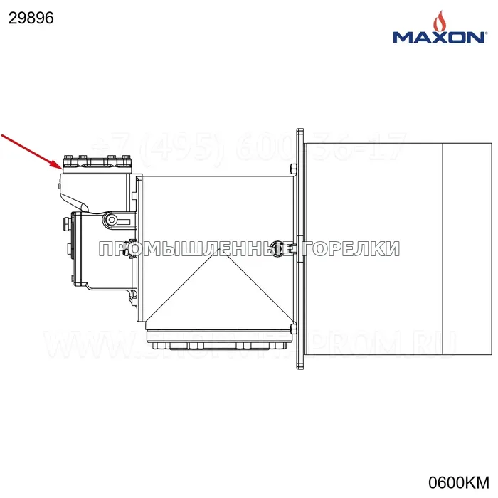 Прокладка 3" дисковый клапана Maxon 29896 для промышленной горелки