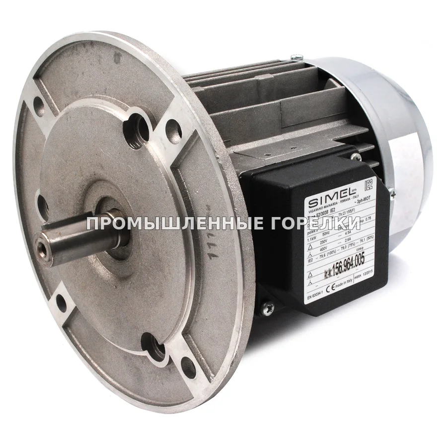 Электродвигатель Baltur 5449 Simel 52/3038 1,1 кВт 230-400/50 3-19-0036, 5449 для промышленной горелки