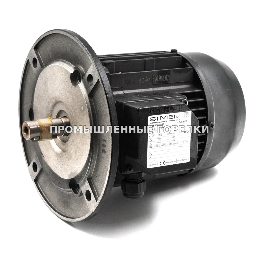 Электродвигатель Ecoflam 1,1KW 230/400V D19 IE2 65322879 для промышленной горелки
