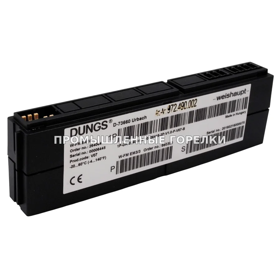 Модуль аналоговый Weishaupt W-FM EM3/3 V1.0 We660350 для промышленной горелки