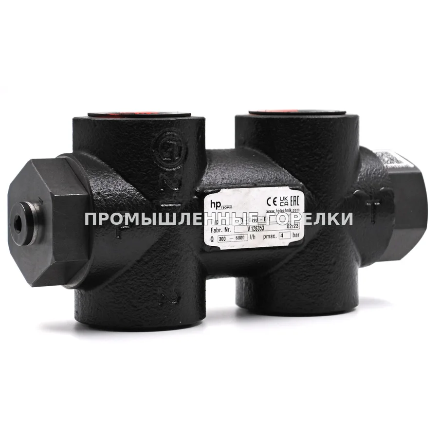 Перепускной клапан hp-Technik B-GHG-E/1 1210005 для промышленной горелки