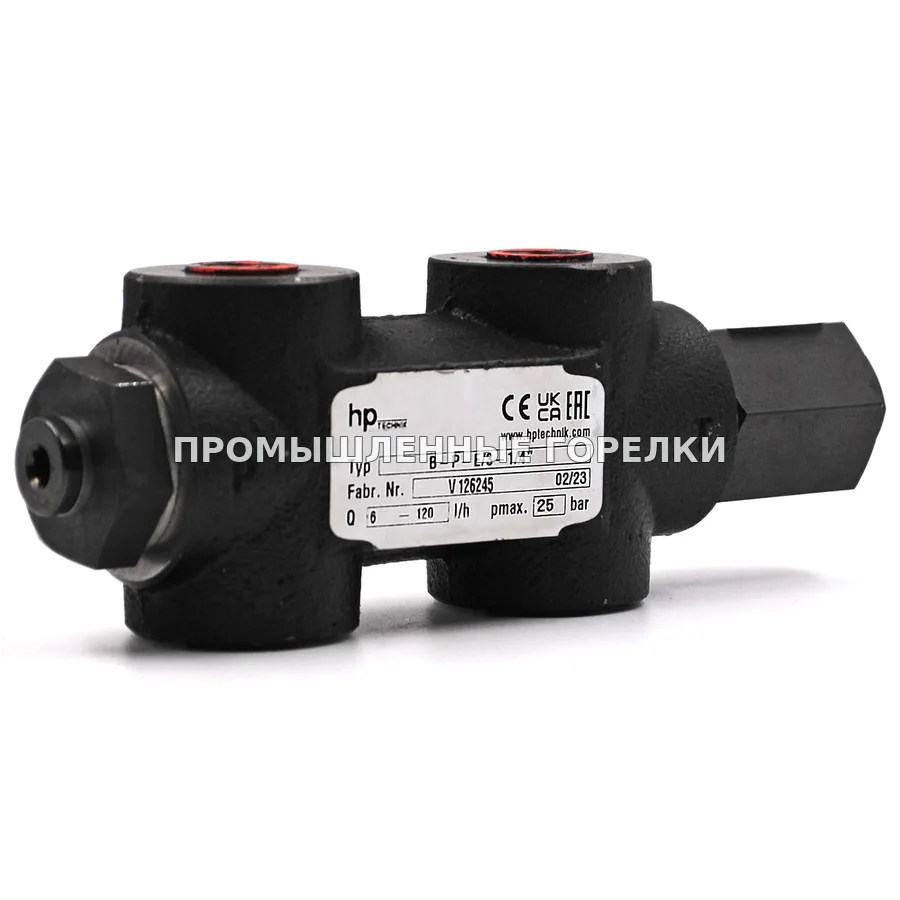 Перепускной клапан hp-Technik B-P-E/3 для промышленной горелки