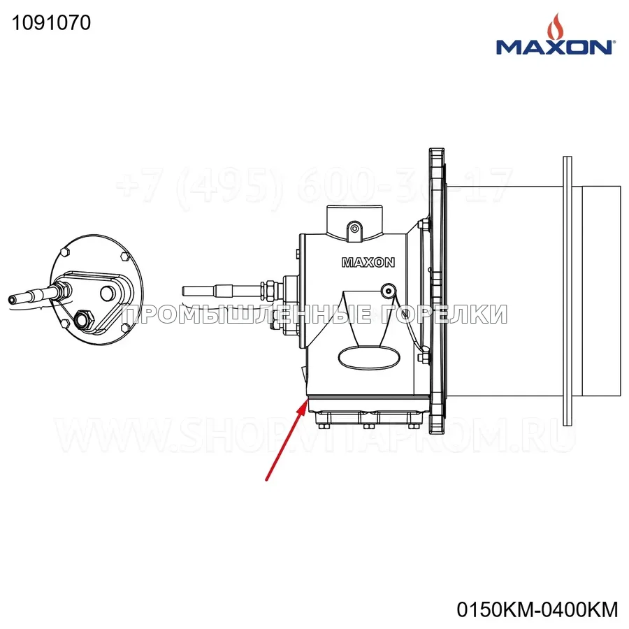 Прокладка 4" дисковый клапана GRPHT Maxon 1091070 для промышленной горелки