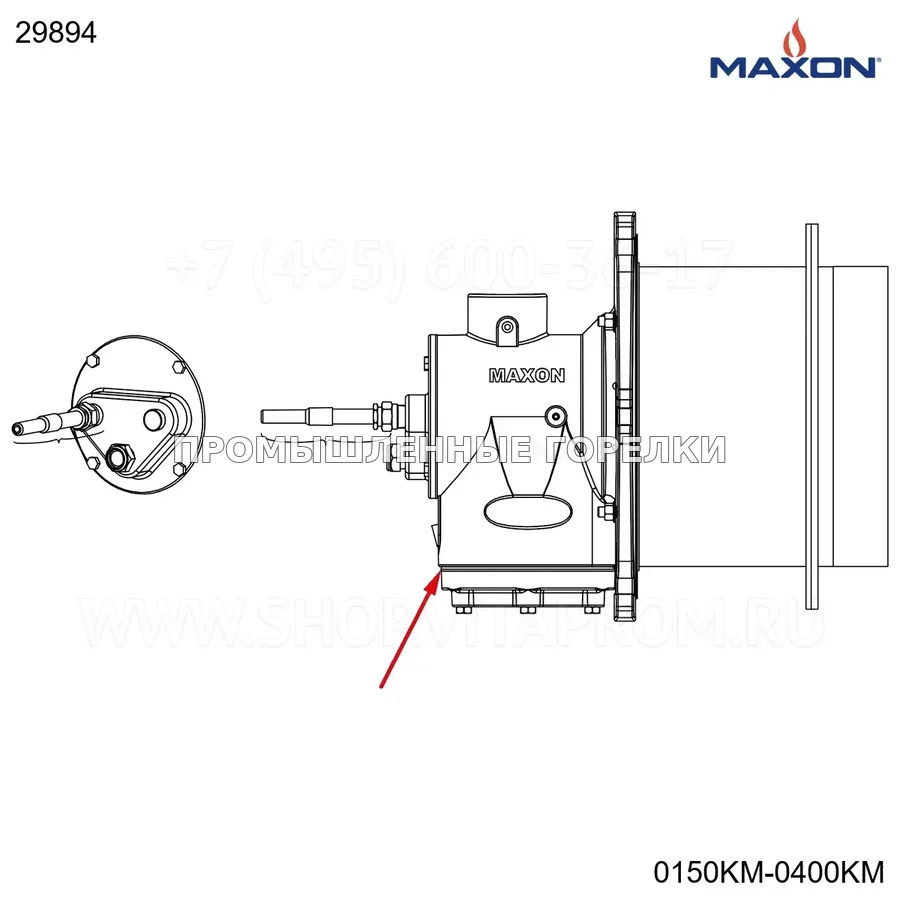 Прокладка 4" дисковый клапана Maxon 29894 для промышленной горелки