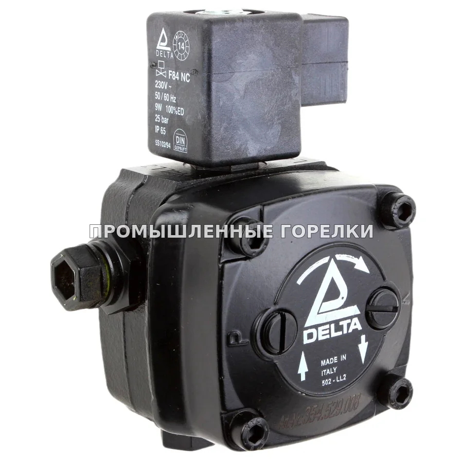 Топливный насос Delta VM4LL2-1/4" 1124.3050 для промышленной горелки