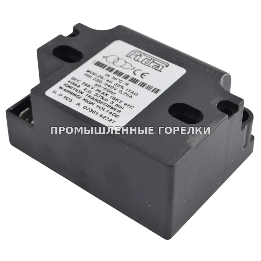Трансформатор розжига Fida 26/40 33% ITAQ 230V