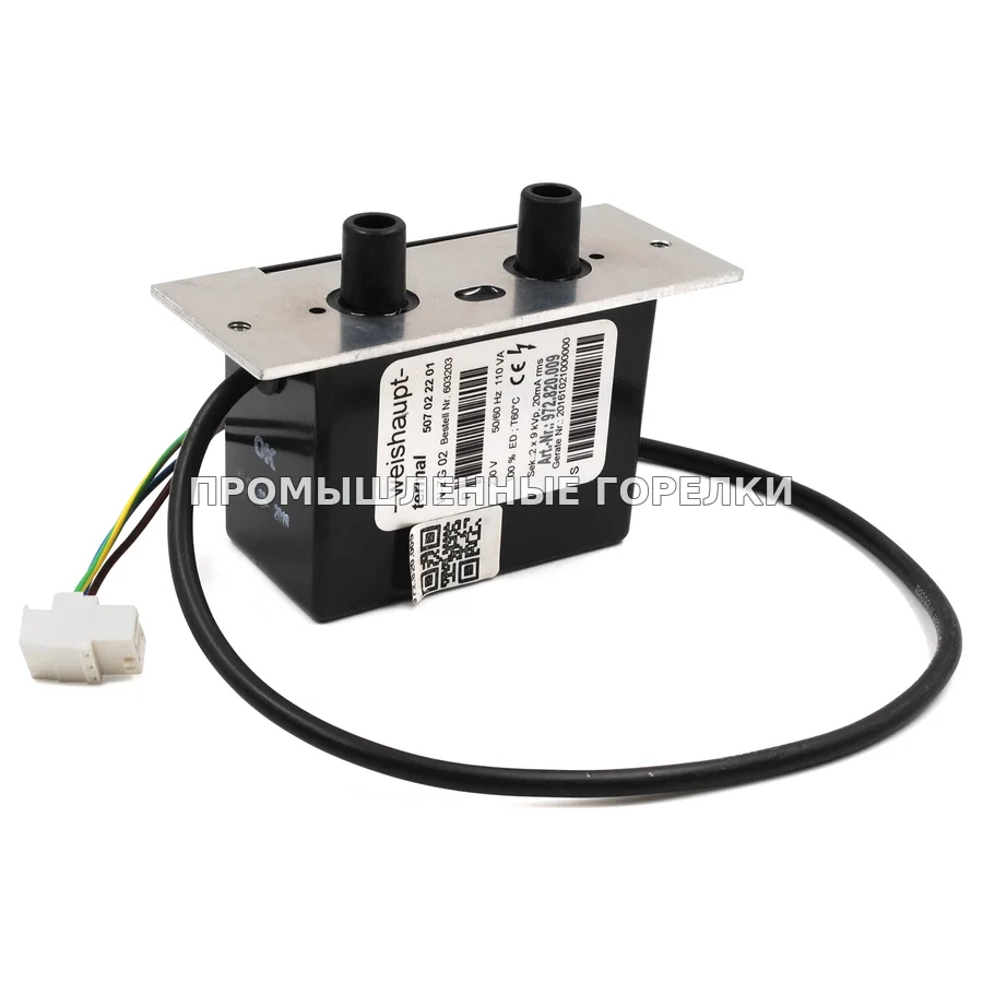 Трансформатор W-ZG 02/V для горелки Weishaupt We2177041103-2